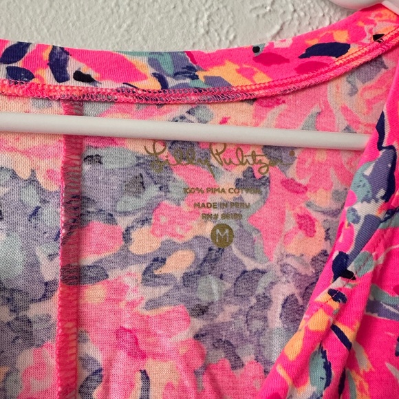 Lilly Pulitzer Banyan Dress in the 'Coco Coral Crab' pattern - Picture 4 of 4